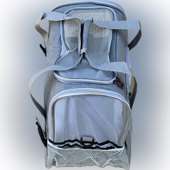 Pet Dog/Cat Carrier Bag Soft Sided Comfort Travel Tote Case Airline Approved US - Picture 8 of 9